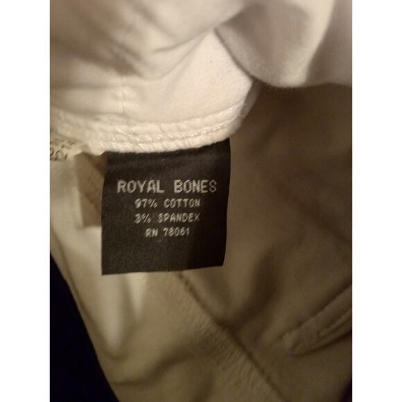 Royal Bones by TRIPP NYC Black White Striped Punk Goth Pants Women’s SZ 7 - Picture 5 of 9